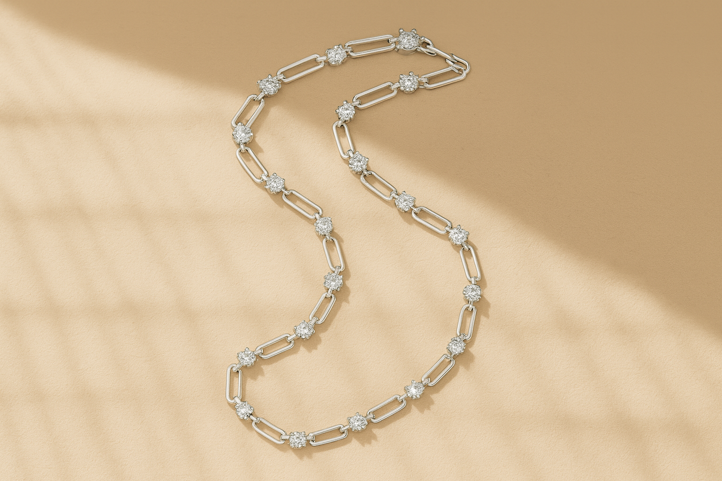 Eterna Moissanite Necklace | 18K Gold-Plated Sterling Silver – Arvea