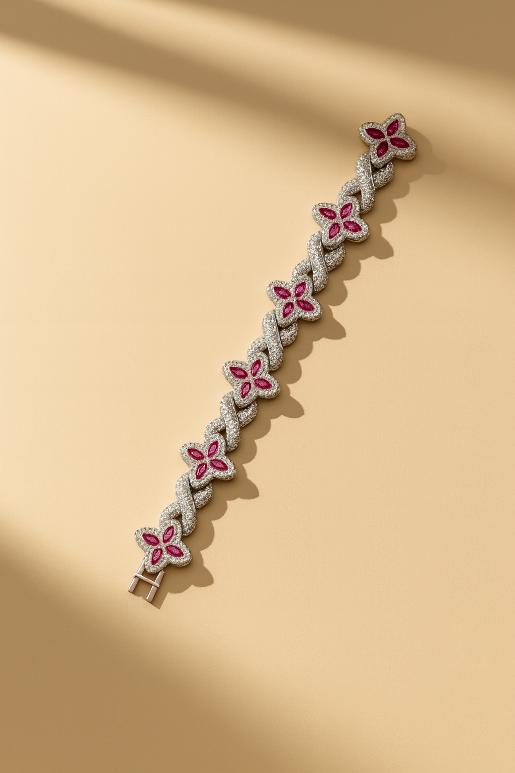 Monogram Moissanite Bracelet | 925 Sterling Silver – Arvea