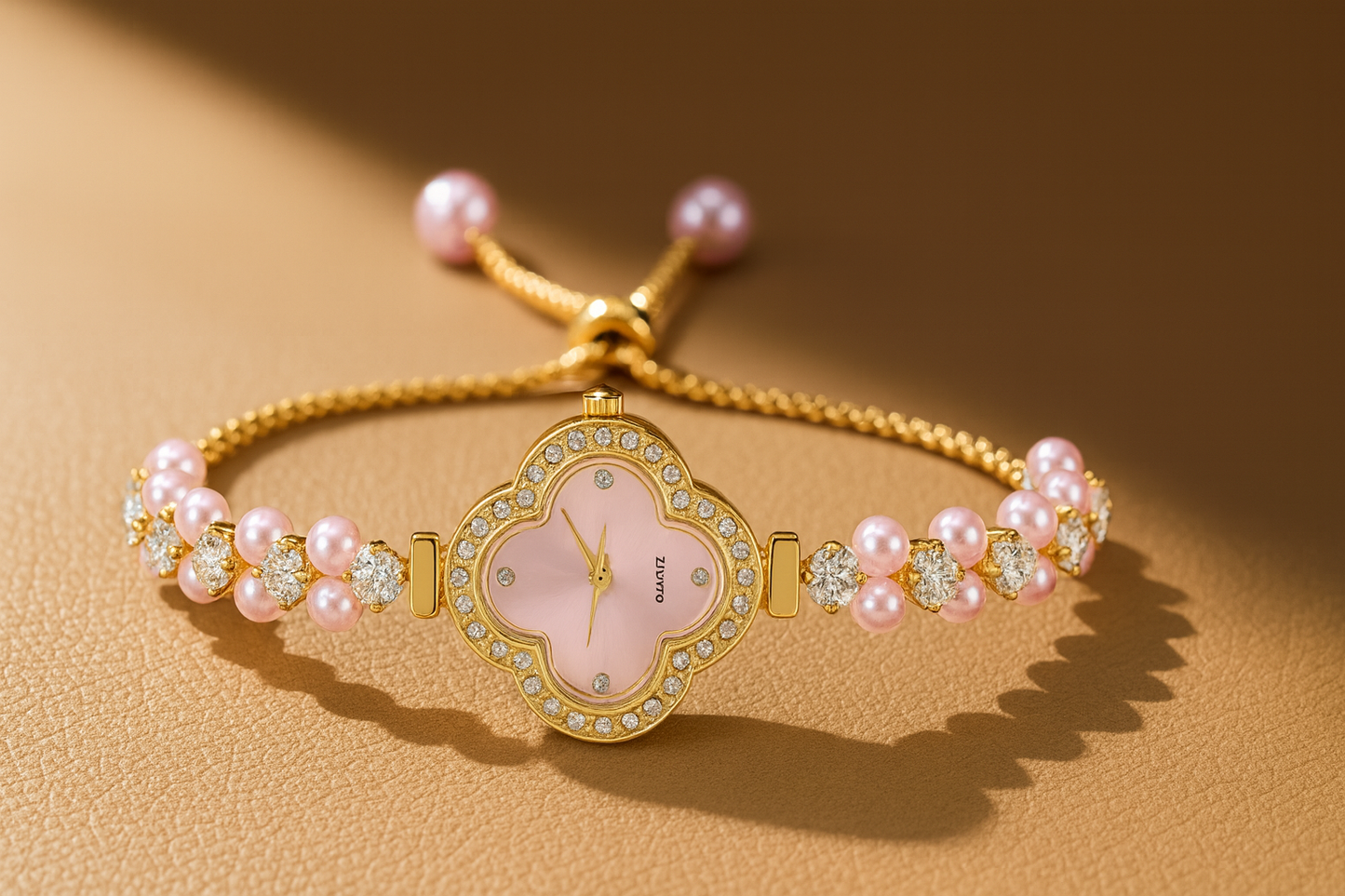 Starlight Zirconia Watch | Sparkling Silver Timepiece – Arvea