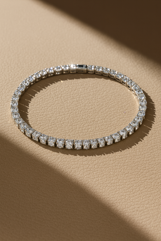 Moissanite Tennis Bracelet | 925 Sterling Silver – Arvea