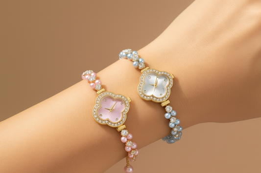 Starlight Zirconia Watch | Sparkling Silver Timepiece – Arvea