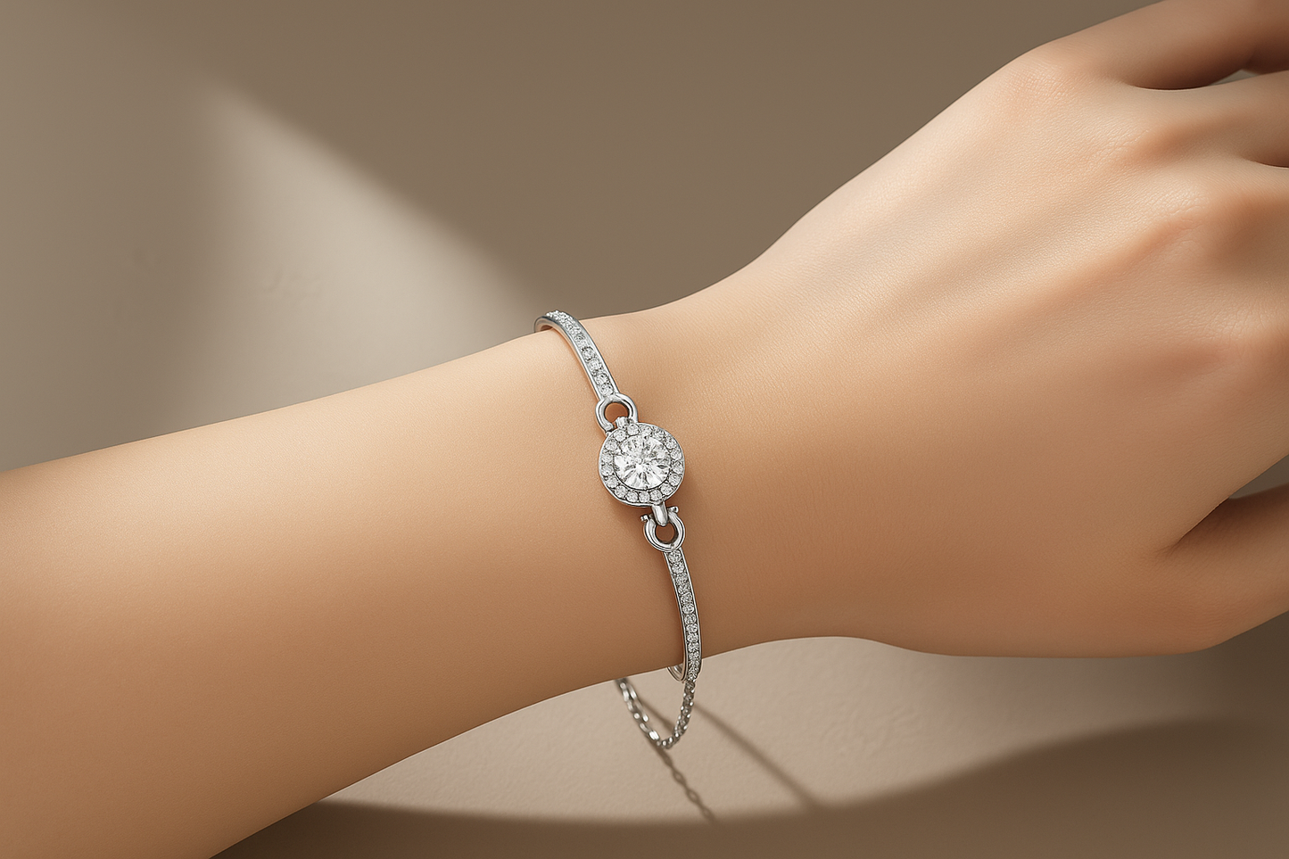 Aurora Moissanite Bracelet | 925 Sterling Silver – Arvea